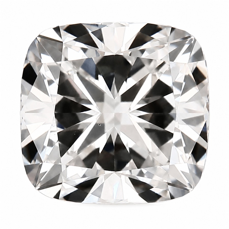 Cushion lab-grown diamond