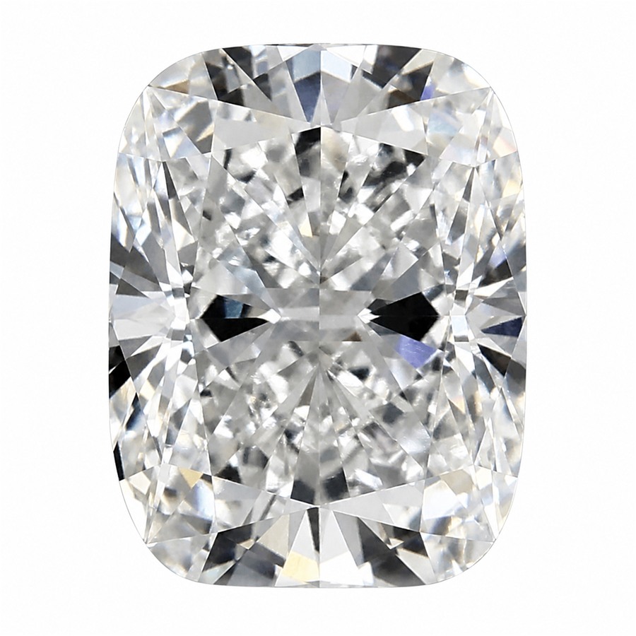 Cushion lab-grown diamond