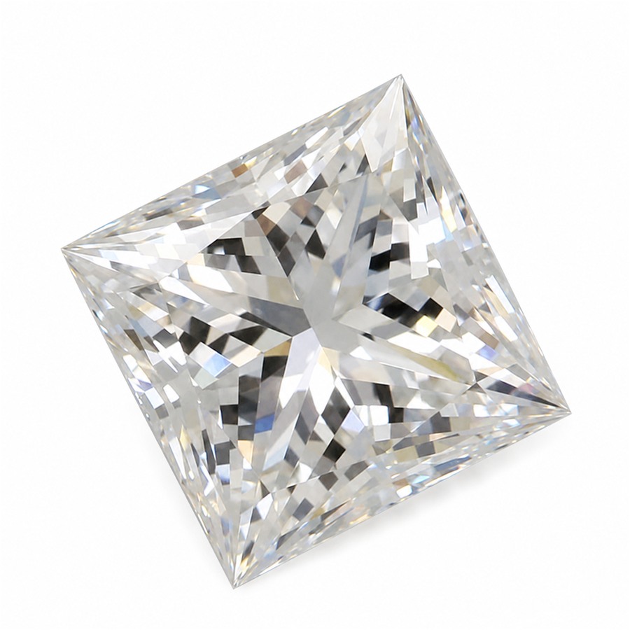 Princess lab-grown diamond