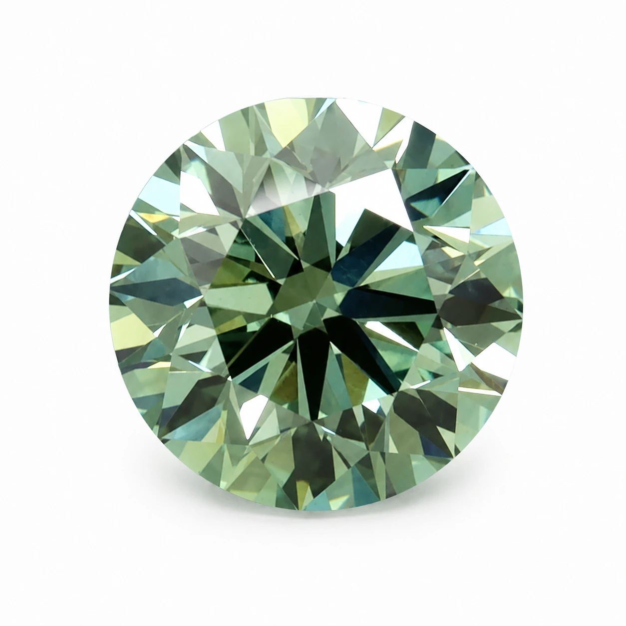 Fancy green diamond reference image